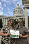 two scott county 4 h members