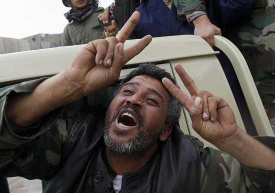An anti-Libyan leader Moammar
