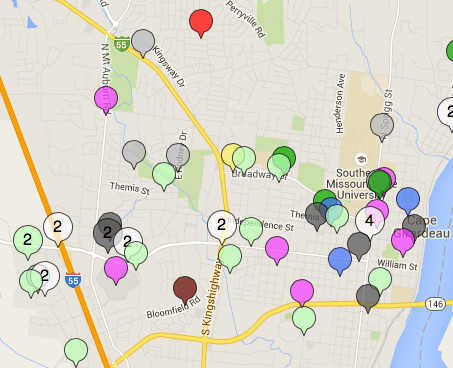 View our interactive map of recent incident reports in Cape Girardeau